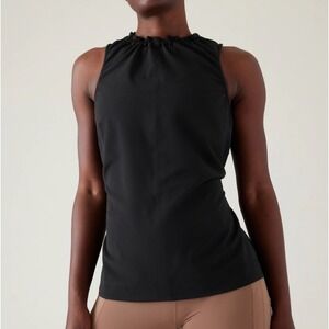 Athleta Boundless Tank Ripstop Adjustable in Black Size XS
